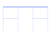 Model ID 3354 | F3B301 | Three-Bay Frames
