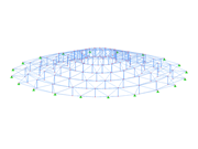 Model ID 3512 | RCT001 | Radial Cable Truss System | Rising Toward Center