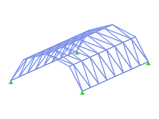 Model ID 3579 | TSF002 | Truss System for Folded Surface