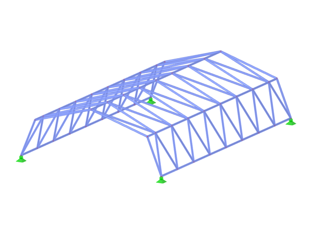 Model ID 3581 | TSF001-a | Truss System for Folded Surface