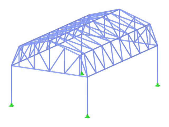 Model ID 3585 | TSF001-b | Truss System for Folded Surface