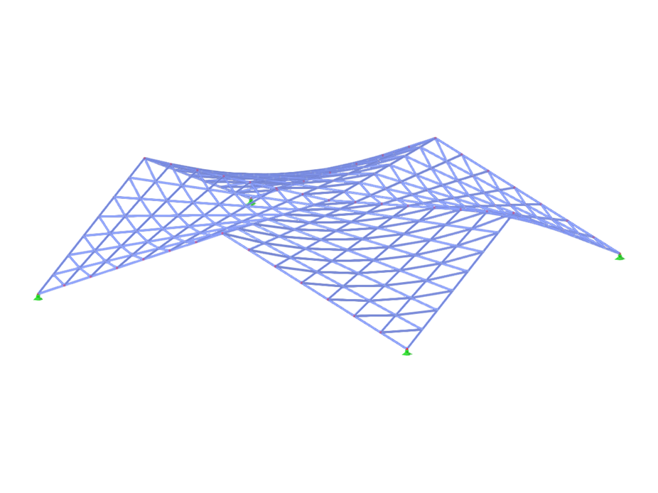 Model ID 3608 | TSC005 | Truss System for Double-Curved Planes