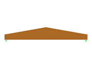 Model ID 3617 | GLB-MS301 | Glued-Laminated Beam | Double-Tapered | Symmetric