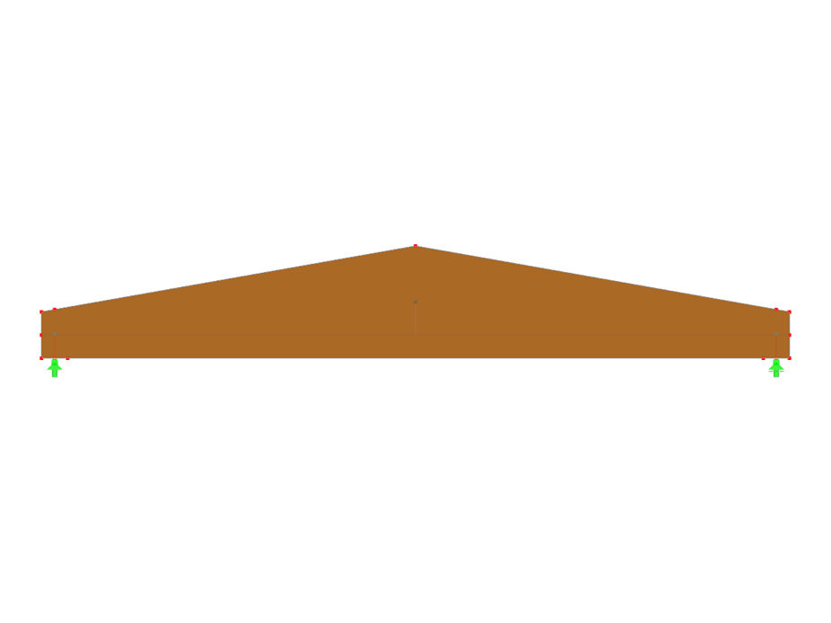 Model ID 3617 | GLB-MS301 | Glued-Laminated Beam | Double-Tapered | Symmetric