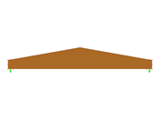 Model ID 3617 | GLB-MS301 | Glued-Laminated Beam | Double-Tapered | Symmetric