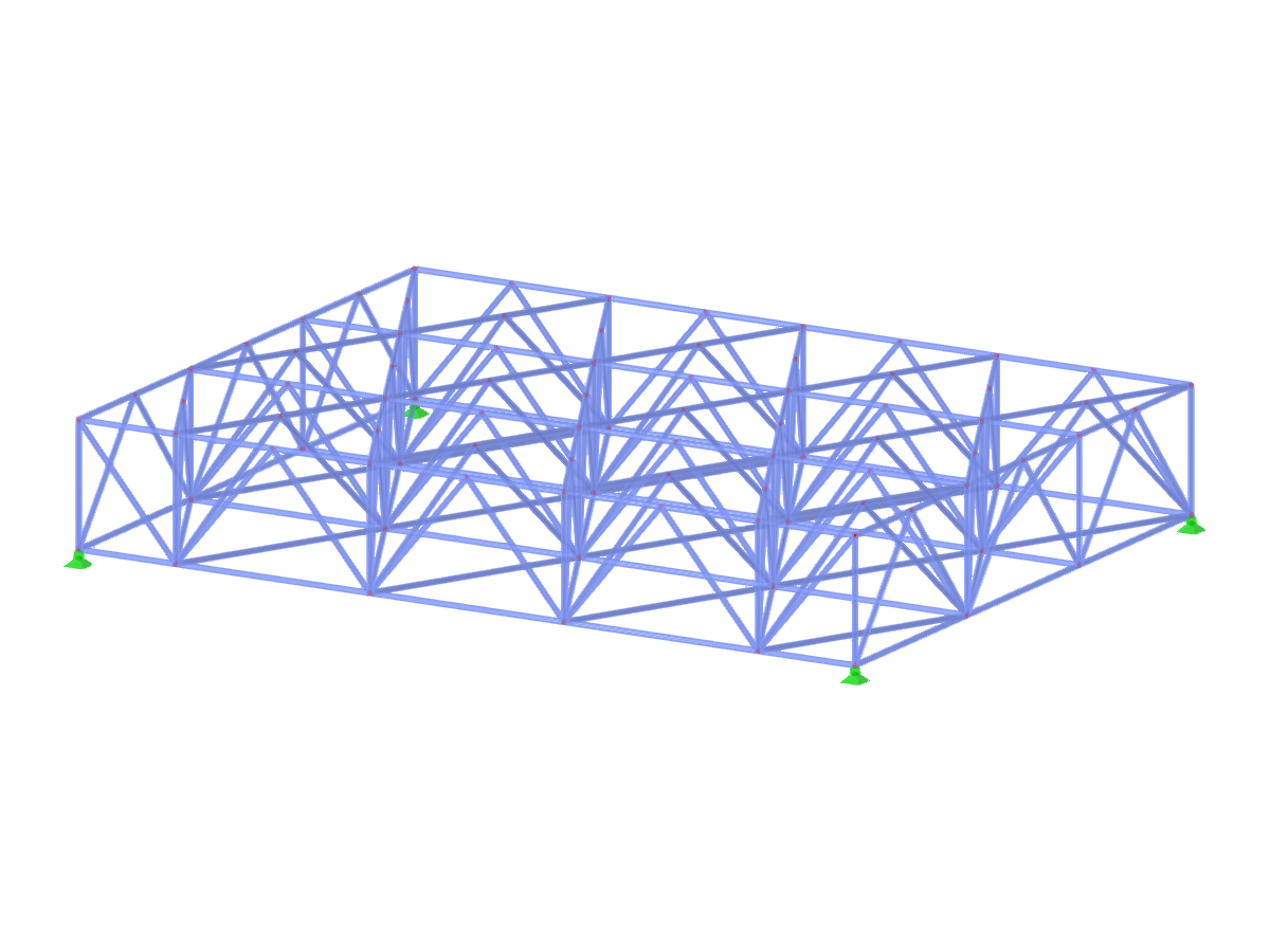 Model ID 3633 | SPT005 | Space Truss