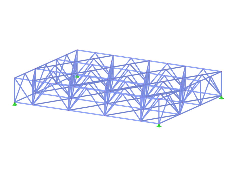 Model ID 3633 | SPT005 | Space Truss