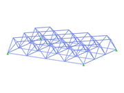 Model ID 3641 | SPT009 | Space Truss