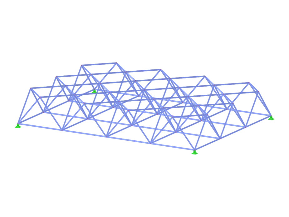 Model ID 3641 | SPT009 | Space Truss