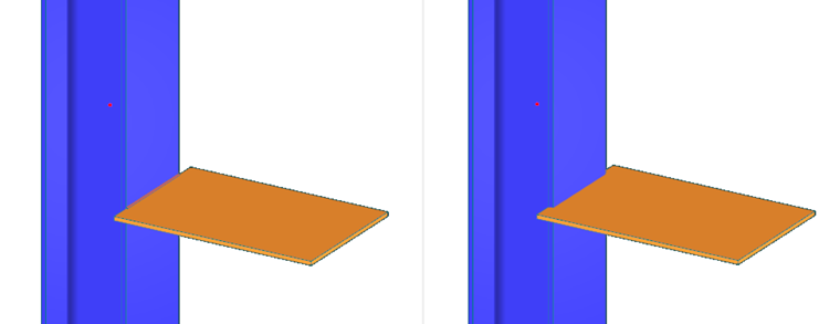 Cutting plane: Closer (left), Farther (right)