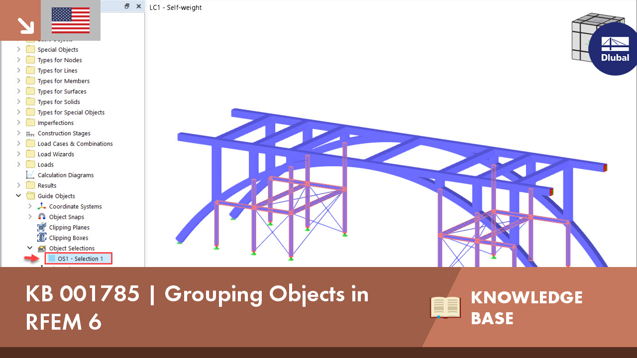 KB 001785 | Grouping Objects in RFEM 6