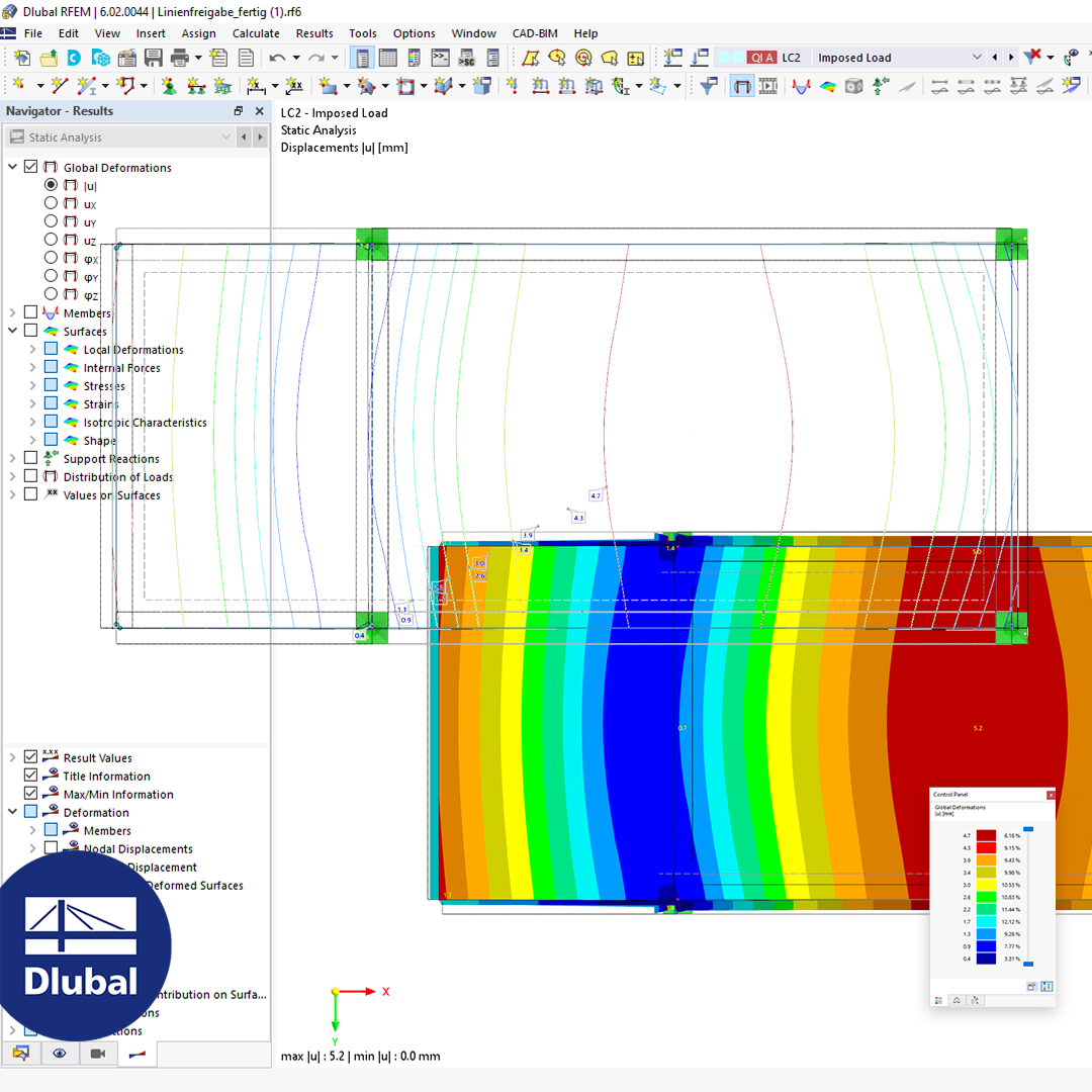 New Feature in RFEM 6 and RSTAB 9 | Displaying Result