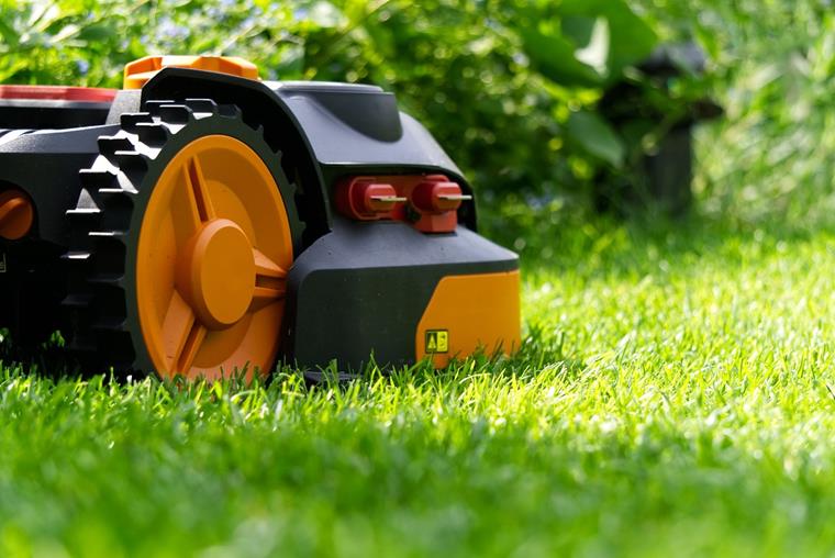 Autonomous robotic lawnmowers have been around in agriculture and private households  for a long time.