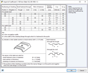 Dialog Box "Import of Coefficient C-100 from Table 10.3, EN 1993-1-3"