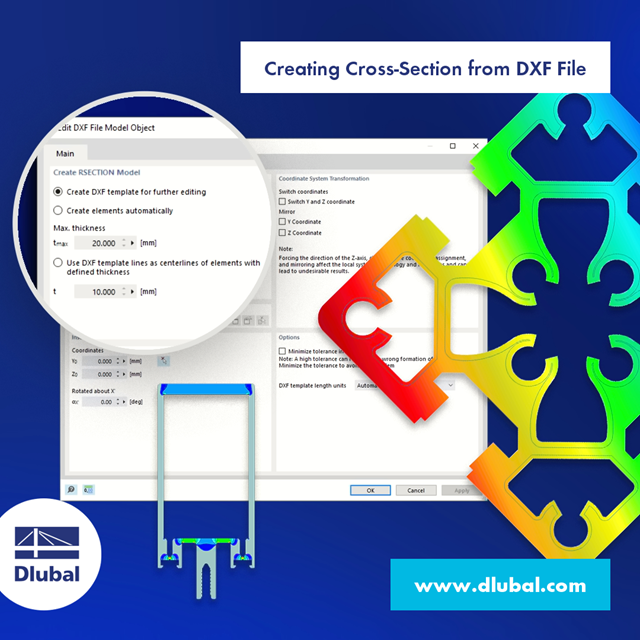 Creating Cross-Section from DXF File