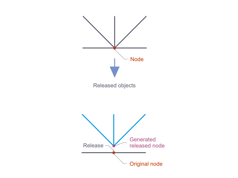 Original Node and Released Node