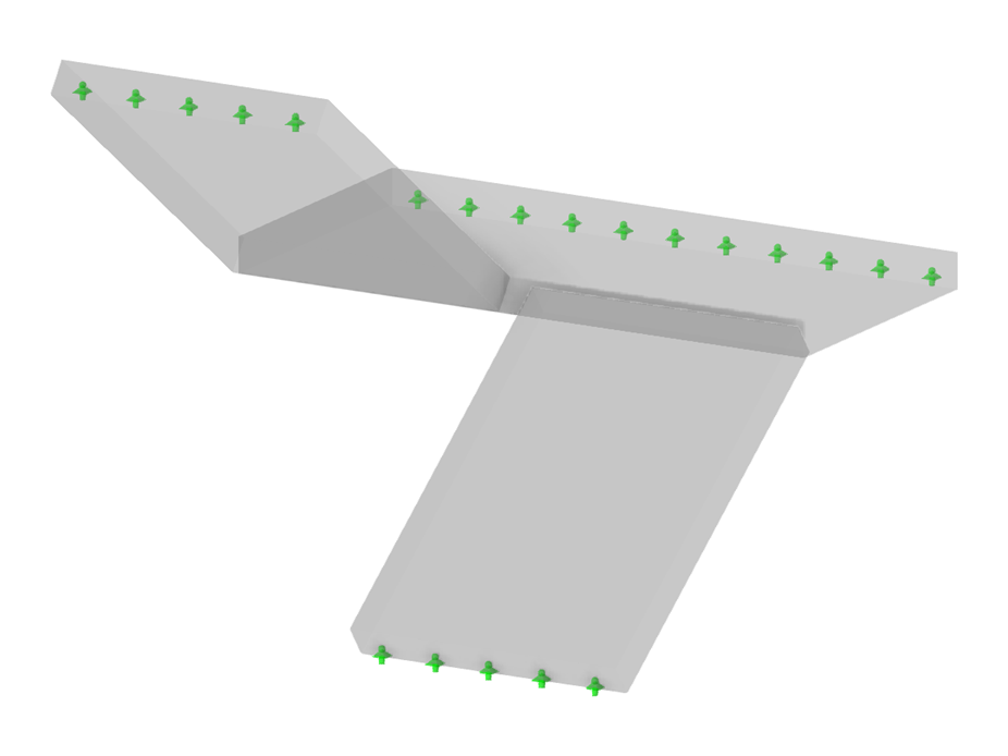 Model 003875 | STC006 | Two-Flight Left-Hand Staircase