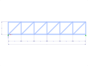 Model 000431 | FT002 | Parallel Chorded Truss with Parameters