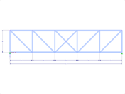 Model 000432 | FT003-b | Parallel Chorded Truss with Parameters