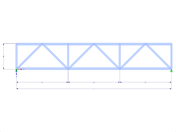 Model 000435 | FT006 | Parallel Chorded Truss with Parameters