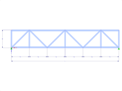 Model 000436 | FT007 | Parallel Chorded Truss with Parameters