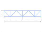 Model 000439 | FT011 | Parallel Chorded Truss with Parameters