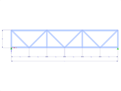 Model 000440 | FT012 | Parallel Chorded Truss with Parameters