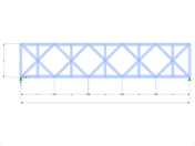 Model 000444 | FT022 | Parallel Chorded Truss with Parameters