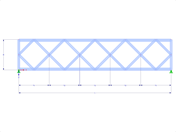Model 000456 | FT025 | Parallel Chorded Truss with Parameters
