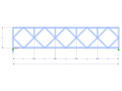 Model 000458 | FT027-a | Parallel Chorded Truss with Parameters