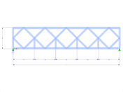 Model 000459 | FT027-b | Parallel Chorded Truss with Parameters