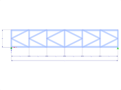 Model 000461 | FT030-a | Parallel Chorded Truss with Parameters