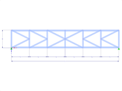 Model 000466 | FT030-b | Parallel Chorded Truss with Parameters