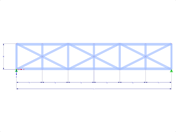 Model 000469 | FT033 | Parallel Chorded Truss with Parameters