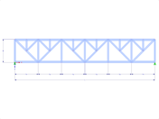 Model 000470 | FT035-a-1 | Parallel Chorded Truss with Parameters
