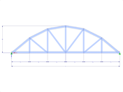 Model 001611 | FT700p-plg-a | Bowstring Truss with Parameters