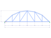 Model 001629 | FT706c-plg-b | Bowstring Truss with Parameters