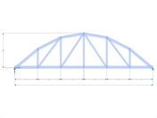 Model 001630 | FT700p-plg-b | Bowstring Truss with Parameters