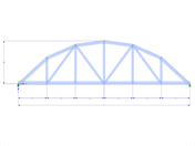 Model 001635 | FT701c-plg-a | Bowstring Truss with Parameters