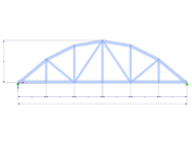 Model 001638 | FT701p-plg-b | Bowstring Truss with Parameters