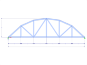 Model 001639 | FT701c-plg-b | Bowstring Truss with Parameters