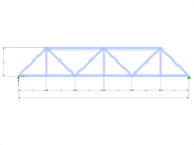 Model 001738 | FT102 | Truncated Truss with Parameters