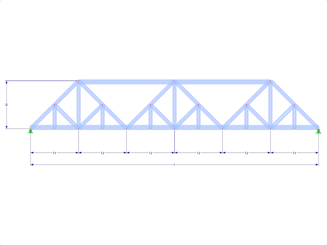 Model 001741 | FT111 | Truncated Truss with Parameters