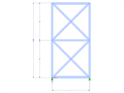 Model 001795 | FTX002 | Parallel Chorded Truss with Parameters