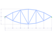 Model 001808 | FT711p-plg-a | Lenticular Truss with Parameters