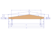 Model 001864 | GLB0307 | Glued-Laminated Beam with Parameters