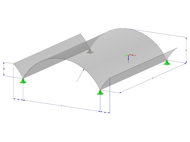 Model 002030 | SHC023 | Barrel vault with Parameters