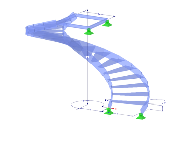 Model 003093 | STS020-plg-b | Stairs with Parameters