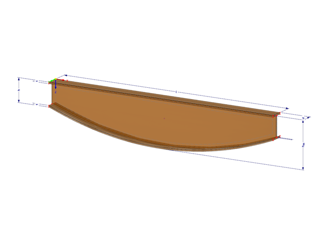 Model 003139 | FBG003-b | Fish-Bellied Girders with Parameters