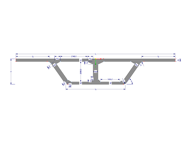 Model 003243 | BGB003 | Multi-Cell Box Girder with Parameters